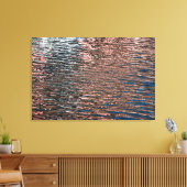 Abstract Kleur Poster met Waterreflecties Canvas Afdruk (Insitu (Woonkamer))