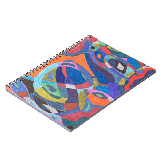 abstract "Kleur Rush" Notitieboek (Linkerzijde)