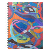 abstract "Kleur Rush" Notitieboek (Voorkant)