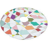 Abstract Kleur Tapijt Kerstboom Rok (Gekanteld)