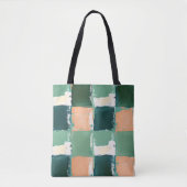 Abstract kleurenblok-Tas Tote Bag (Voorkant)