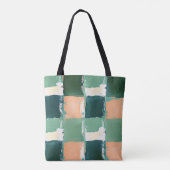 Abstract kleurenblok-Tas Tote Bag (Achterkant)