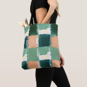 Abstract kleurenblok-Tas Tote Bag (Dichtbij)