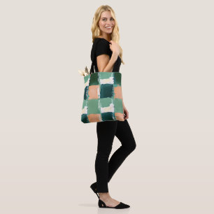 Abstract kleurenblok-Tas Tote Bag