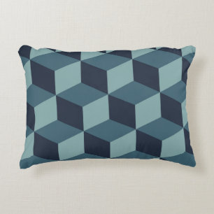 abstract kleurenblokgeomet accent kussen