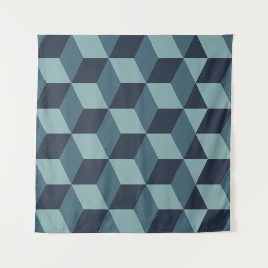  abstract kleurenblokgeomet wandkleed (Voorkant (horizontaal))