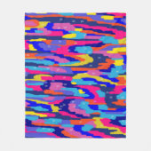 Abstract kleurenboek fleece deken (Voorkant)