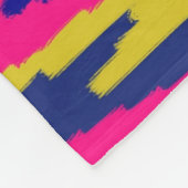 Abstract kleurenboek fleece deken (Hoek)