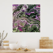 Abstract kleurenonderzoek 414, poster (Keuken)