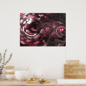 Abstract kleurenonderzoek 443, poster (Keuken)