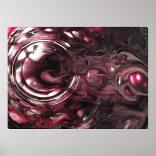 Abstract kleurenonderzoek 443, poster