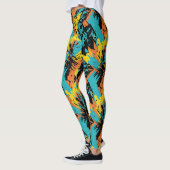 Abstract kleurenpalet voor schildpad leggings (Links)