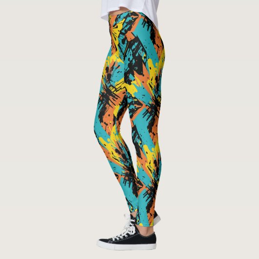 Abstract kleurenpalet voor schildpad leggings (Links)