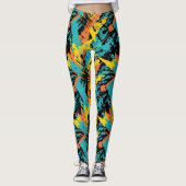 Abstract kleurenpalet voor schildpad leggings (Voorkant)
