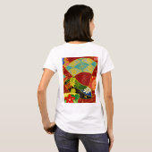 Abstract Kleurenpatroon 4 T-shirt (Achterkant volledig)