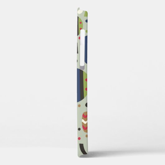 abstract kleurenpatroon textiel, interieurontwerpe Case-Mate iPhone case (Achterkant / Links)