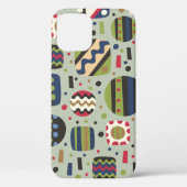 abstract kleurenpatroon textiel, interieurontwerpe Case-Mate iPhone case (Achterkant)