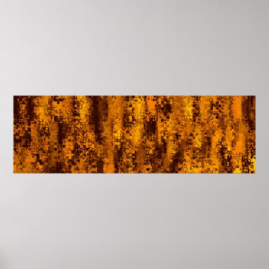 Abstract kleurenpixel poster (Voorkant)