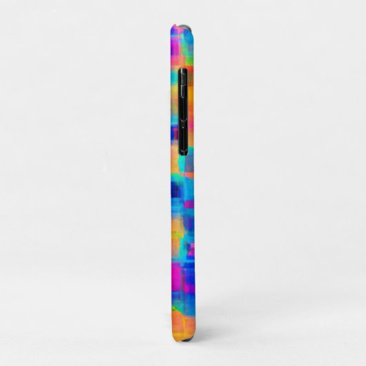 Abstract Kleurenraster Case-Mate iPhone Case (Achterkant/links)
