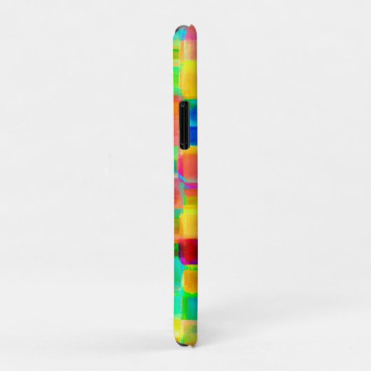 Abstract Kleurenraster Case-Mate iPhone Case (Achterkant/rechts)