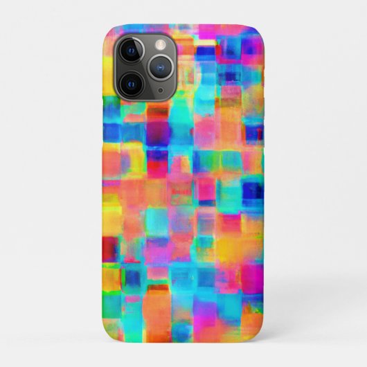 Abstract Kleurenraster Case-Mate iPhone Case (Achterkant)
