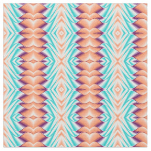 Abstract kleurig afdrukpatroon stof
