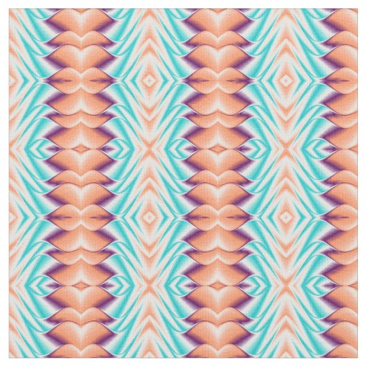 Abstract kleurig afdrukpatroon stof (Close Up)