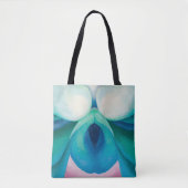 Abstract kleurig bloemschilderij Georgia O'Keeffe Tote Bag (Voorkant)