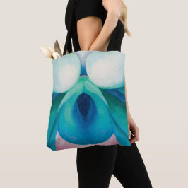 Abstract kleurig bloemschilderij Georgia O'Keeffe Tote Bag