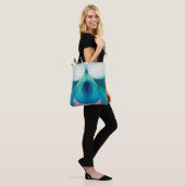 Abstract kleurig bloemschilderij Georgia O'Keeffe Tote Bag (Op model)