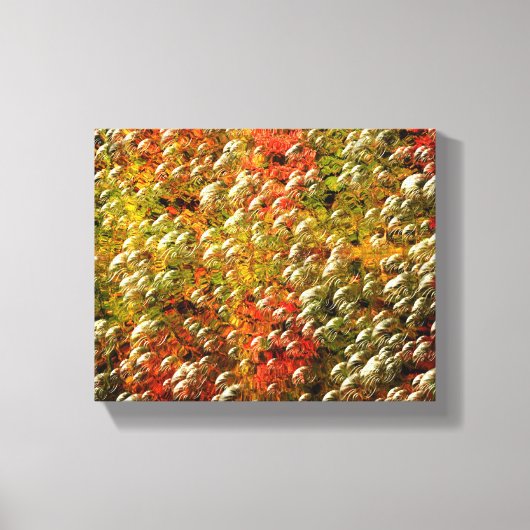 Abstract kleurig bubbelpatroon canvas afdruk (Voorkant)