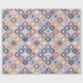 Abstract kleurig geometrisch naadloos patroon cadeaupapier (Vlak)