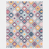 Abstract kleurig geometrisch naadloos patroon fleece deken (Voorkant)