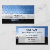 Abstract kleurig mozaïektegelpatroon visitekaartje (Voorkant / Achterkant)