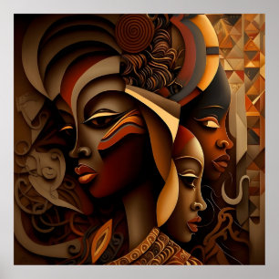 Abstract kleurig ontwerp poster