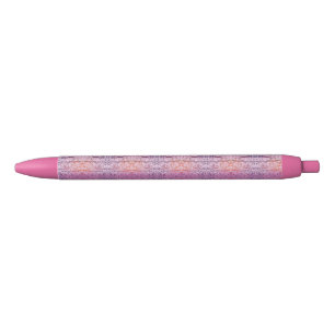 Abstract kleurig pastel zwarte inkt pen