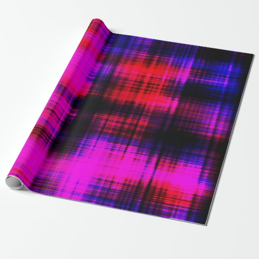 Abstract kleurig patroon cadeaupapier (Uitgerold)