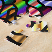 Abstract kleurig patroon legpuzzel (Zijkant)