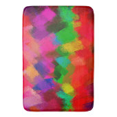 Abstract kleurig schilderen #3 badmat (Voorkant Verticaal)