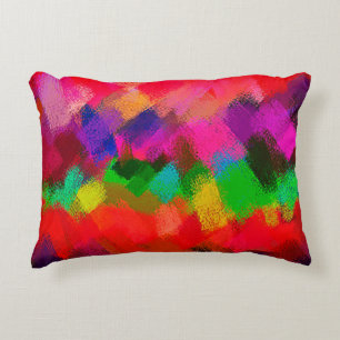 Abstract kleurig schilderen #4 accent kussen