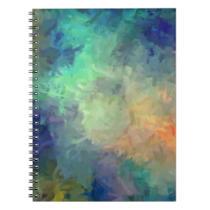 Abstract kleurig schilderen #4 notitieboek