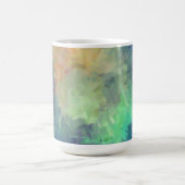 Abstract kleurig schilderen #5 koffiemok (Center)