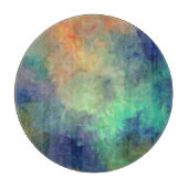 Abstract kleurig schilderen #5 snijplank (Voorkant)