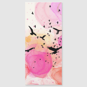 Abstract kleurig vogelpatroon