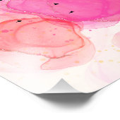 Abstract kleurig vogelpatroon foto afdruk (Hoek)