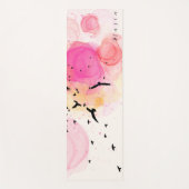 Abstract kleurig vogelpatroon yogamat (Voorkant)