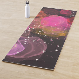 Abstract kleurig vogelpatroon yogamat