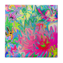 Abstract kleuring van de bloemtuin