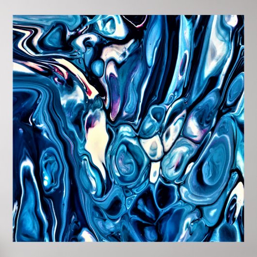 Abstract kleuronderzoek 342, poster (Voorkant)