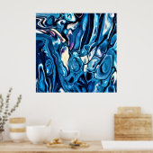 Abstract kleuronderzoek 342, poster (Keuken)